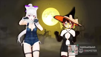 mmd r18 Happy halloween sex dance on party 3d hentai