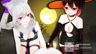 mmd r18 Happy halloween sex dance on party 3d hentai