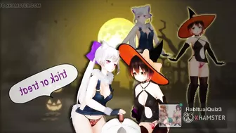 mmd r18 Happy halloween sex dance on party 3d hentai