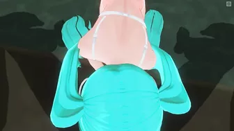 3D HENTAI POV Hatsune Miku sucks you off