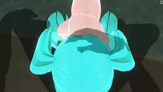 3D HENTAI POV Hatsune Miku sucks you off