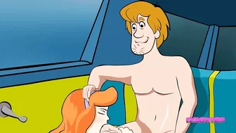 Scooby-Doo - Shaggy and Daphne fuck in the graveyard hentai