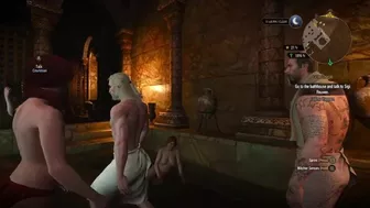 Witcher sexy bath