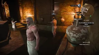 Witcher sexy bath