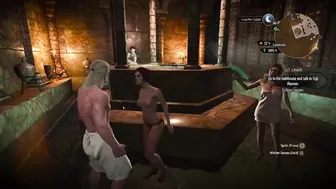 Witcher sexy bath