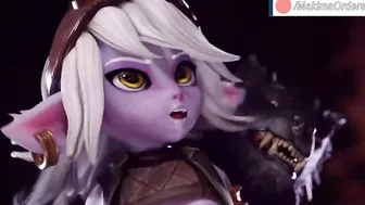 1080p Monster Cock Fucks Tristana Until Creampie | MakimaOrders