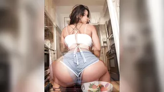 Big Boob MILF in the Kitchen