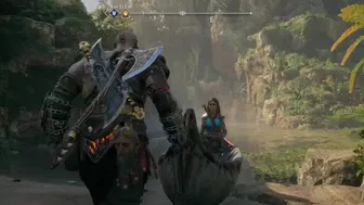 Freya x Kratos cada día más canon (God of war Ragnarok)