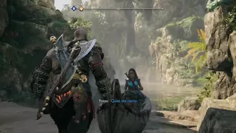 Freya x Kratos cada día más canon (God of war Ragnarok)