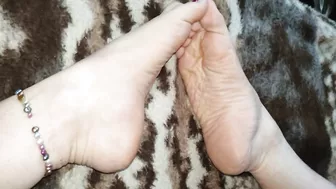 Hot girl with shoes, footjob, sexy feet and cum on her soles