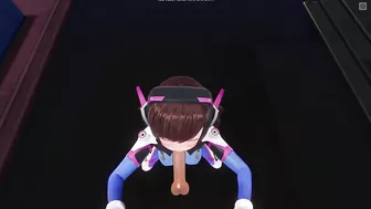 3D HENTAI DVA wants to taste your cum