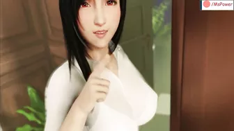 Final Fantasy Tifa Giving A Nice Tit Job | MsPower