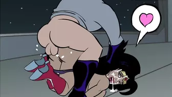 Batman Pounding Wonder Woman's Both Holes and Cum on her face cartoon Porn