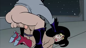 Batman Pounding Wonder Woman's Both Holes and Cum on her face cartoon Porn