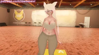 She is a HORNY MESS during her workout so she ends up FUCKING YOU - POV VRchat erp - Trailer