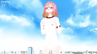 Riding the Sky Tree (Giantess/Size Fetish) [MMD]