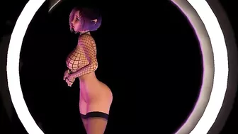 3D VR animation hentai video game Virt a Mate. A beautiful little buxom elf dances and undresses.