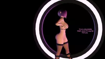 3D VR animation hentai video game Virt a Mate. A beautiful little buxom elf dances and undresses.