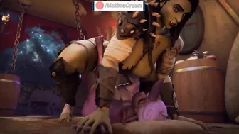 Futanari Orc with Huge Cock Rought Fucks | MakimaOrders