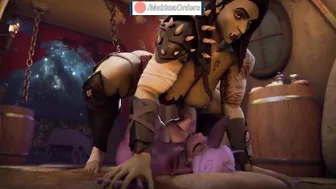 Futanari Orc with Huge Cock Rought Fucks | MakimaOrders