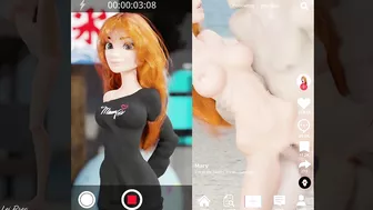 Orange-haired beauties feel liberated and have sex on the beach | Tiktok style