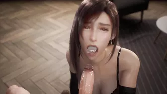 3D Compilation: Tifa Lockhart Blowjob and Doggy Style Fuck Final Fantasy 7 Remake Uncensored Hentai