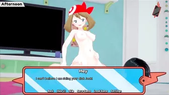 Pokemon Trainer May Wants To Try Cowgirl Riding