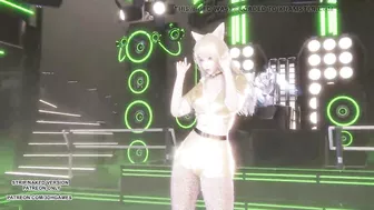 MMD Hellovenus-Im ill Sexy Kpop Dance Ahri League Of Legends KDA