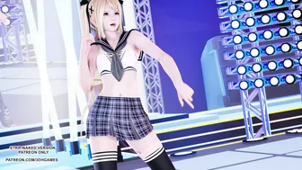 MMD Giga - CH4NGE Petite Teen Marie Rose Sexy Hot Dance Uncensored Hentai