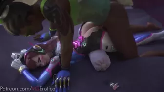 Overwatch 3D Porn : ( D.va get fuck by Lucio )