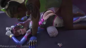 Overwatch 3D Porn : ( D.va get fuck by Lucio )