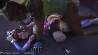 Overwatch 3D Porn : ( D.va get fuck by Lucio )