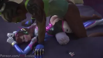 Overwatch 3D Porn : ( D.va get fuck by Lucio )