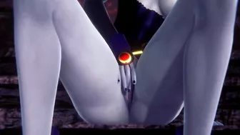 Raven fingering that pussy | Teen Titans 3D Porn