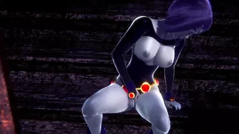 Raven fingering that pussy | Teen Titans 3D Porn