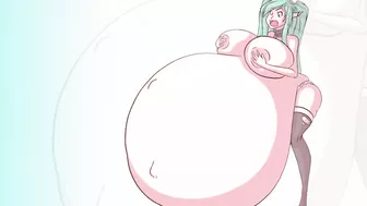 Hentai girl belly expansion, weight gain