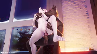 Yiff getting bred sensualy-Furry-3D animation