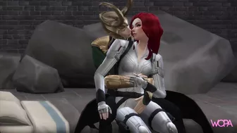 [TRAILER] Black Widow having sex with Loki - Parody Animation