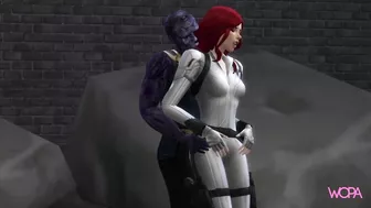 [TRAILER] Black Widow having sex with Thanos - Parody Animation