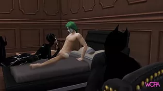 [TRAILER] Batman Horn. Joker having sex with Catwoman in front of Batman