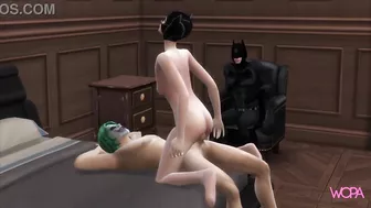 [TRAILER] Batman Horn. Joker having sex with Catwoman in front of Batman