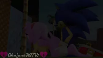 Sonic Fucks Amy's Tight, Wet Pussy & Gives Her a Creampie (ADR/ASMR) Animation: dradicon