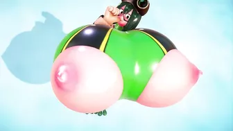 Tsuyu Asui Breast Expansion With Thumb Blowing | Imbapovi