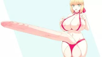 Futanari big dick crazy animation weird