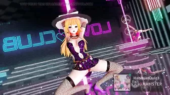 sexy bitch ahegao babe Erotic crouching dance sexy Marisa Kirisame Touhou mmd r18 3d hentai public show