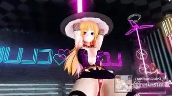 sexy bitch ahegao babe Erotic crouching dance sexy Marisa Kirisame Touhou mmd r18 3d hentai public show