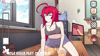 Hole House Game - Rias Gremory Reverse Cowgirl