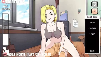 Hole House Game - Android 18 Reverse Cowgirl