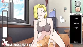 Hole House Game - Android 18 Reverse Cowgirl