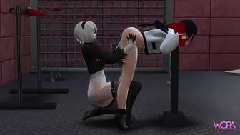 [TRAILER] Nier Automata 2B sexually dominating Tifa Lockhart